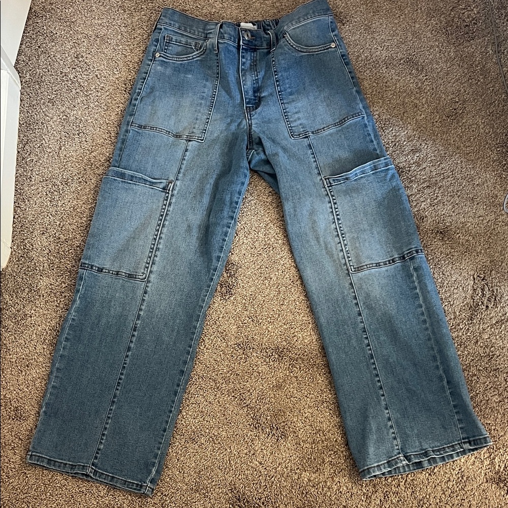 Celebrity Pink Woman’s Relaxed Blue Jeans